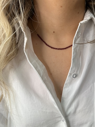 Annavii Ana Halskæde Maroon